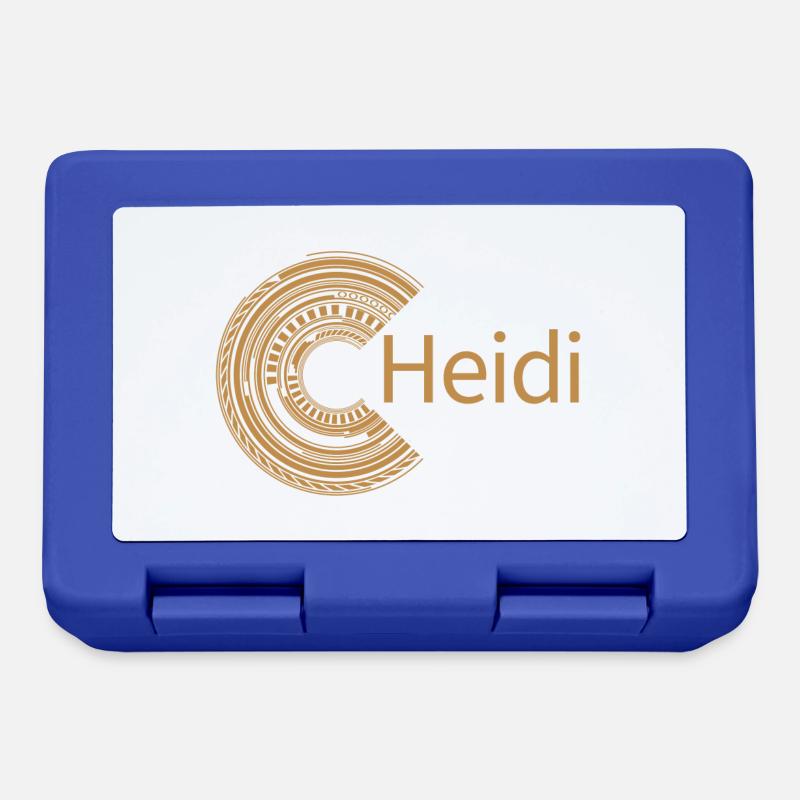 Pour Heidi - Boîte à goûter - bleu royal