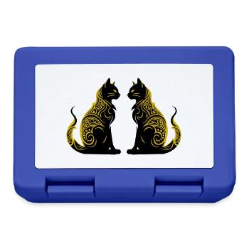 cats - Brotdose - Royalblau - Vorne