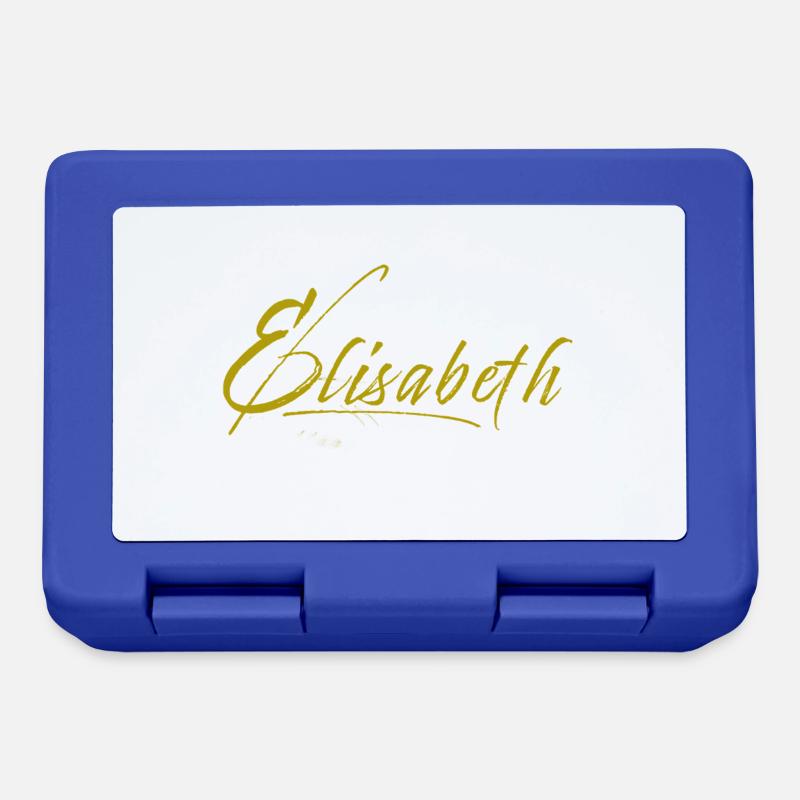 Elisabeth - Le monde vous appartient ! - Boîte à goûter - bleu royal