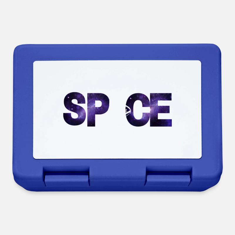 Space - Lunchbox - royal blue