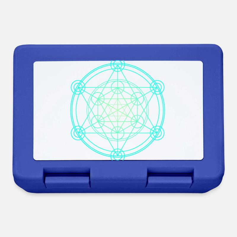 Merkaba Géométrie sacrée - Boîte à goûter - bleu royal