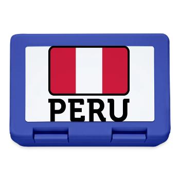 National Flag of Peru - Lunchbox - royal blue - Front