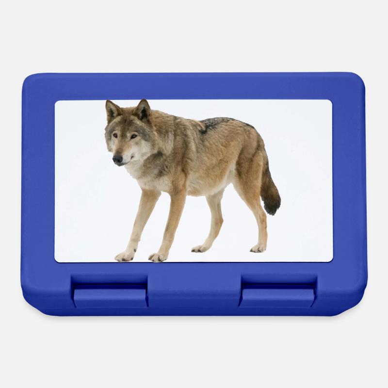Wolf - Lunchbox - royal blue