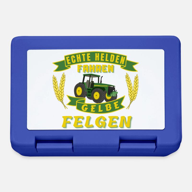 Echte Helden - Brotdose - Royalblau