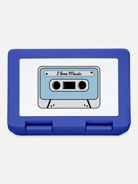 Kassette - Brotdose - Royalblau