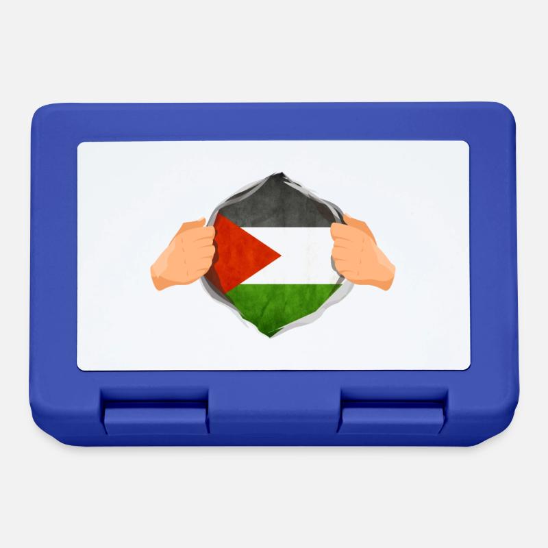 Strong Palestinian Hero Fun Gift - Lunchbox - royal blue