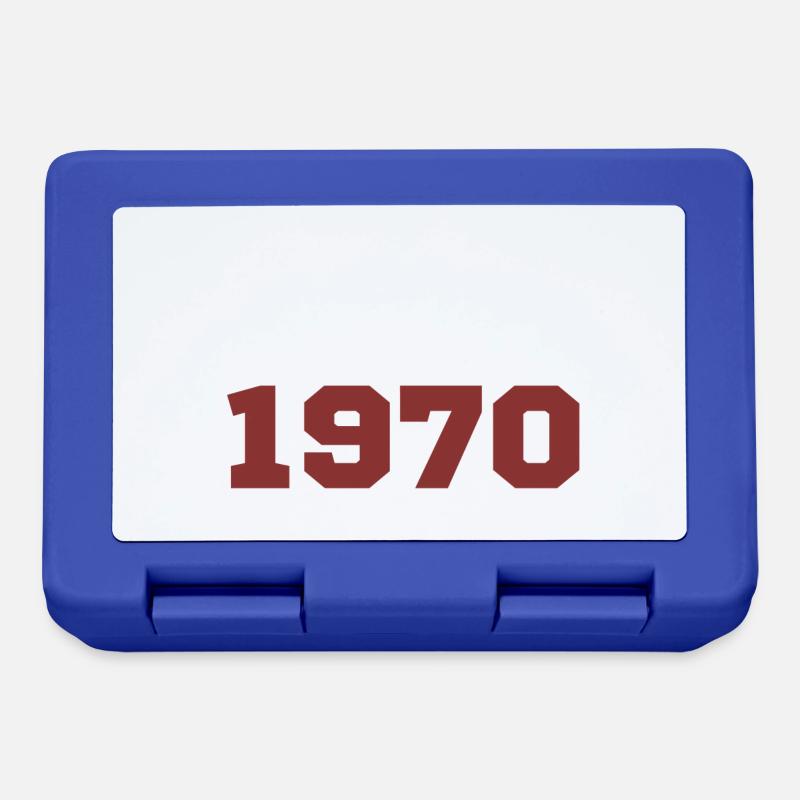 Original 1970 - Boîte à goûter - bleu royal