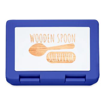 Wooden Spoon Survivor - Lunchbox - royal blue - Front