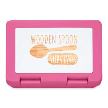 Wooden Spoon Survivor - Lunchbox - pink - Front