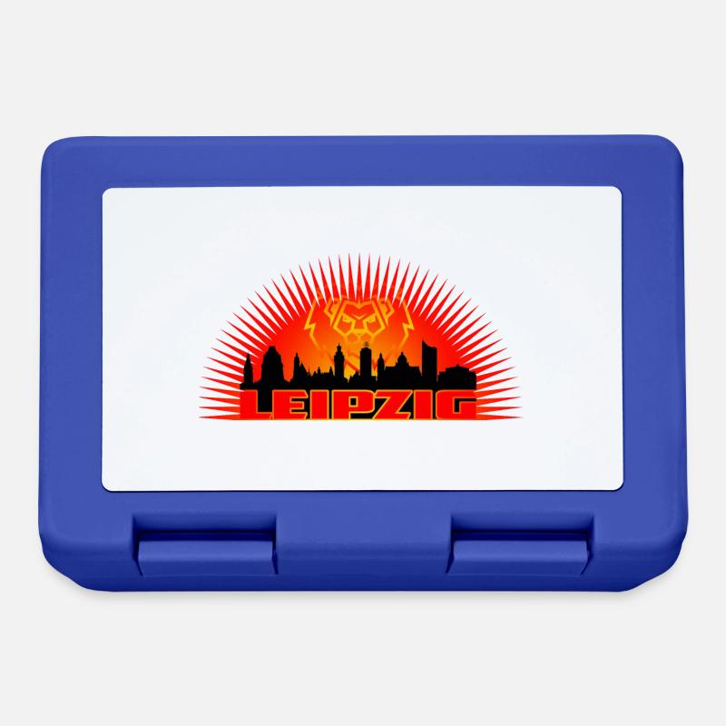 Leipzig - Brotdose - Royalblau