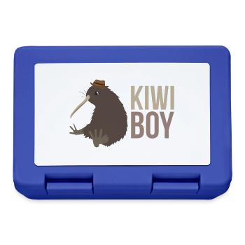 New Zealand Kiwi Boy Partnerlook Lustige Geschenk - Brotdose - Royalblau - Vorne
