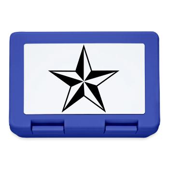 Stern - Sterne - Star - Brotdose - Royalblau - Vorne