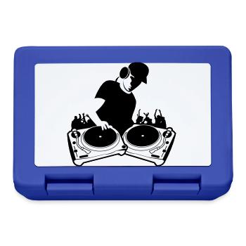 DJ turntables - Lunchbox - royal blue - Front