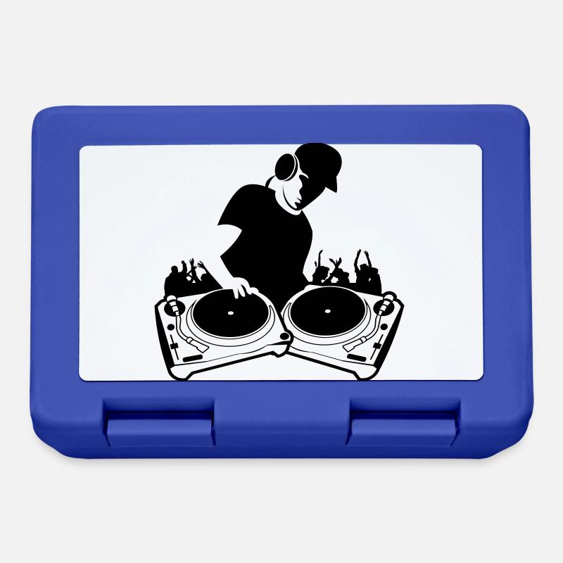 Platines DJ - Boîte à goûter - bleu royal