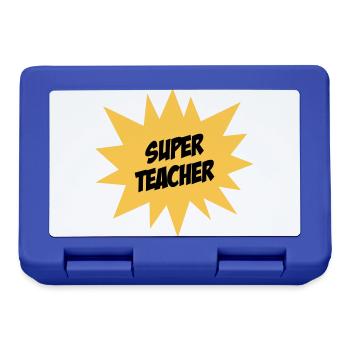 Lehrer / Professor / Schule / Lehrerin / Kind - Brotdose - Royalblau - Vorne