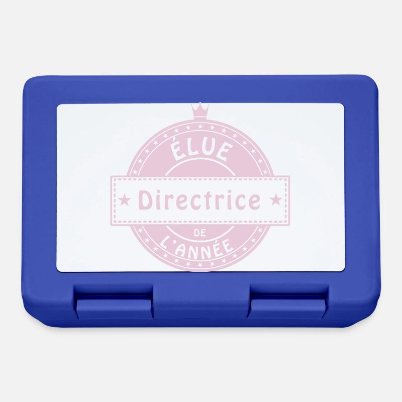elue directrice - Boîte à goûter - bleu royal