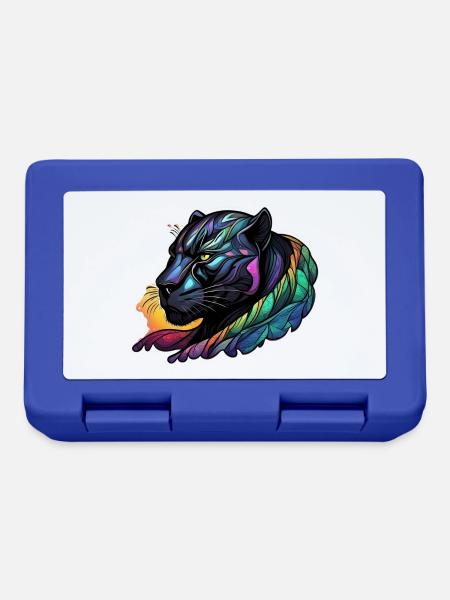 Panther - Brotdose - Royalblau