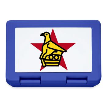 Zimbabwe Bird & Star - Lunchbox - royal blue - Front