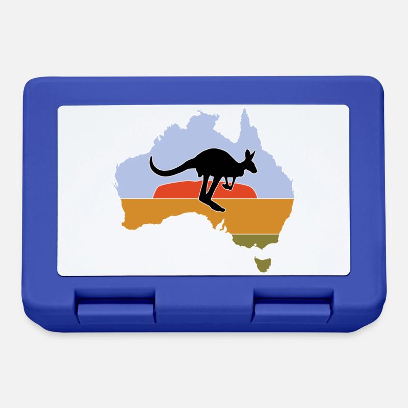 Australie - Boîte à goûter - bleu royal
