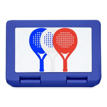 Padel-Frankreich2 - Brotdose - Royalblau - Vorne