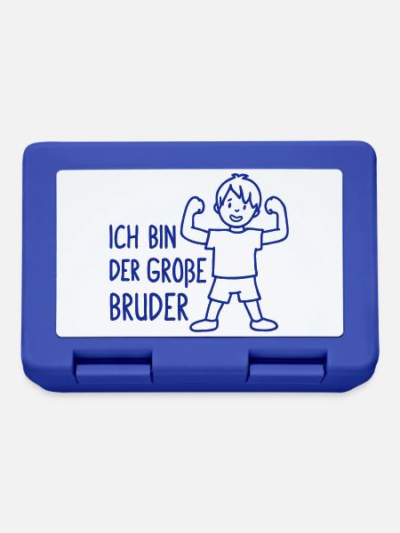 Der große Bruder - Brotdose - Royalblau