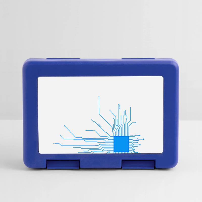 platine blau computer pc Admin Core cpu Nerd code Brotdose