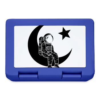 Mann des Mondes - Türkischer Astronaut Design - Brotdose - Royalblau - Vorne
