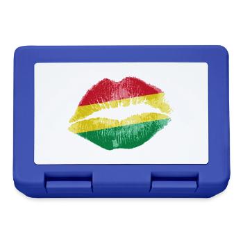 Kuss (Bolivien / Bolivia) - Brotdose - Royalblau - Vorne
