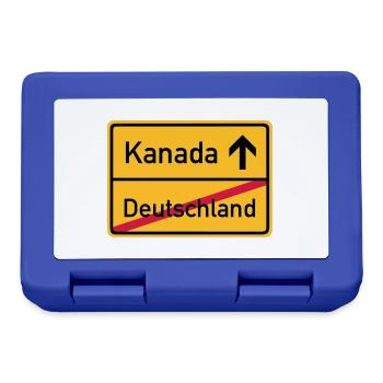 ortsschild_kanada__f3 - Boîte à goûter - bleu royal - Devant