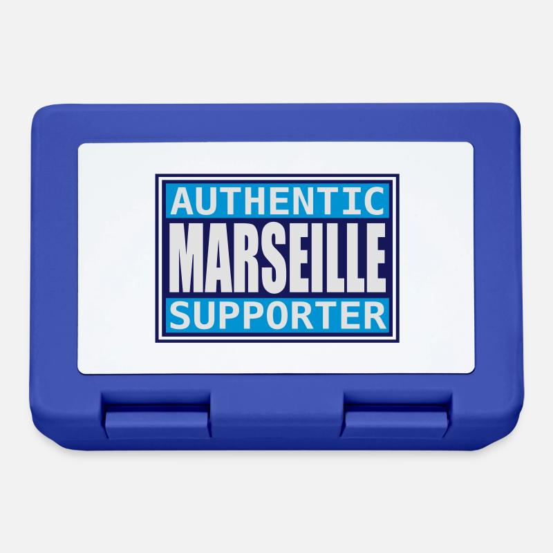 Authentic Marseille supporter - Boîte à goûter - bleu royal