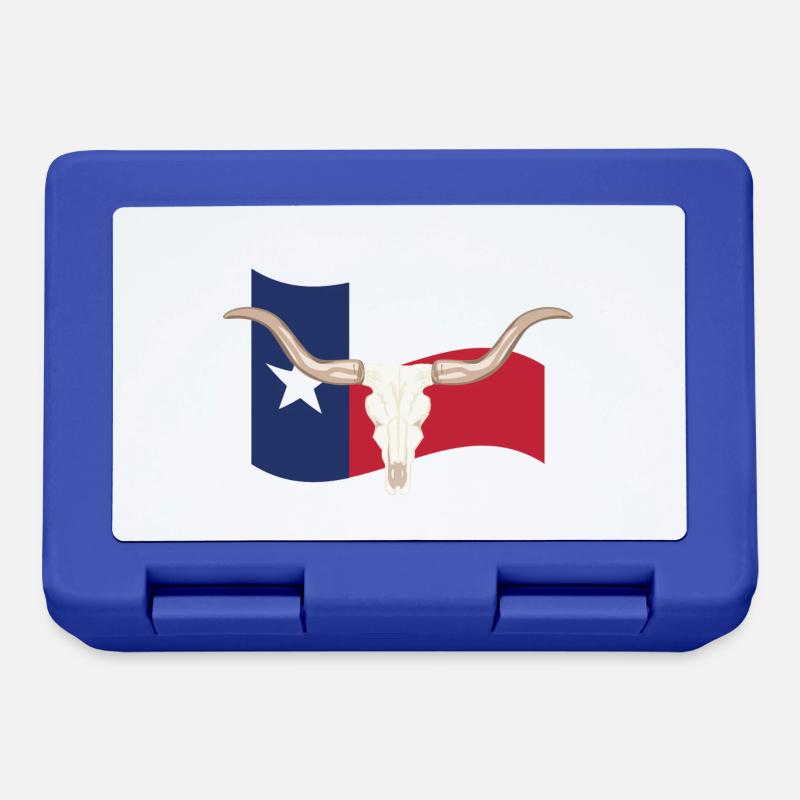 Texas - Boîte à goûter - bleu royal