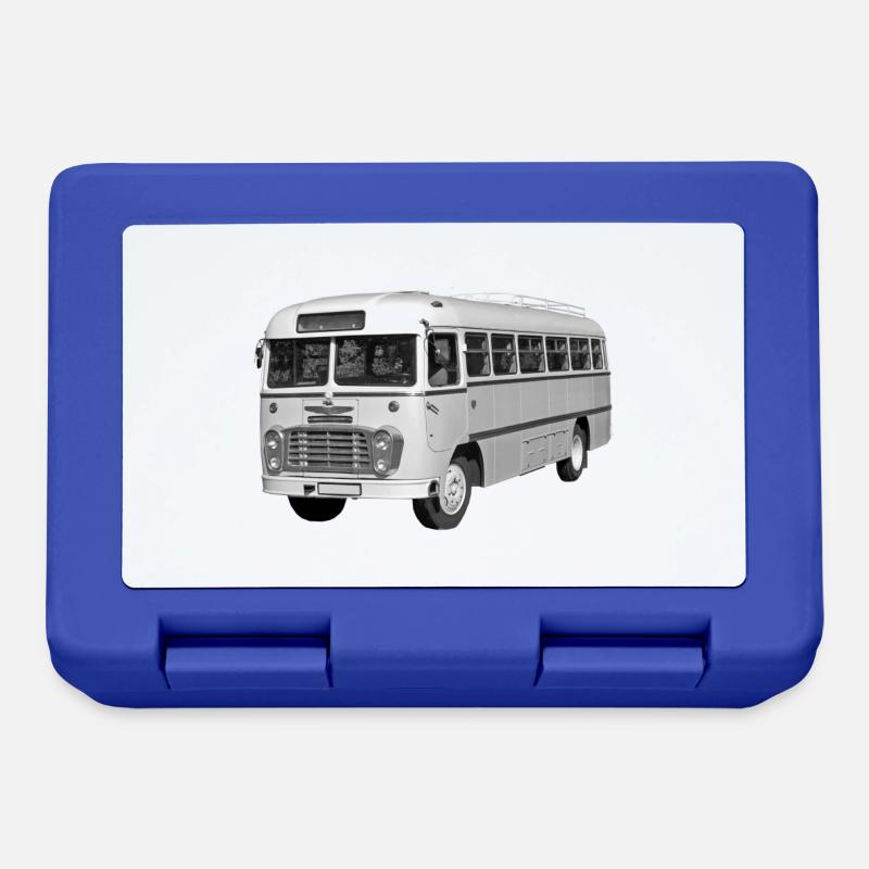 Bus Ikarus 31 Ungarn DDR Ostalgie Oldtimer - Brotdose - Royalblau