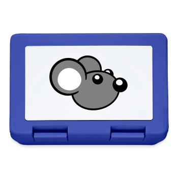 Mouse Mouse Cute Little Rat Rodent Friendly - Lunchbox - royal blue - Front