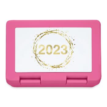 2023 - Boîte à goûter - rose - Devant