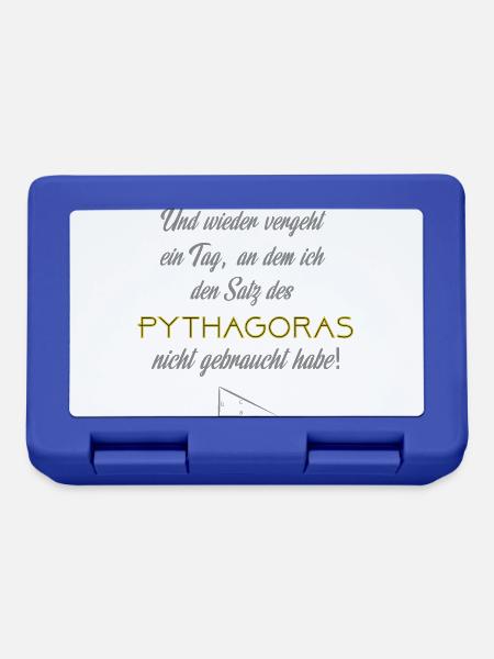 Pythagoras - Brotdose - Royalblau