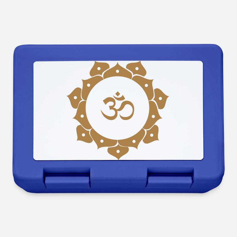 Ohm, Aum, Om - Boîte à goûter - bleu royal