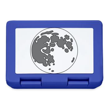 Mond - Brotdose - Royalblau - Vorne
