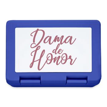 Dama de Honor Bridesmaid Team Bride Wedding Gift - Lunchbox - royal blue - Front