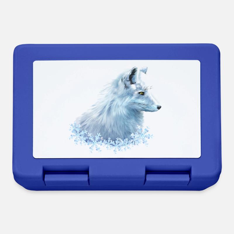 Polarfuchs - Brotdose - Royalblau