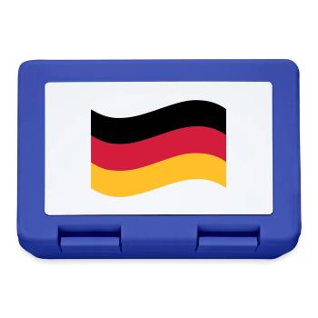 Deutschland - Brotdose - Royalblau - Vorne