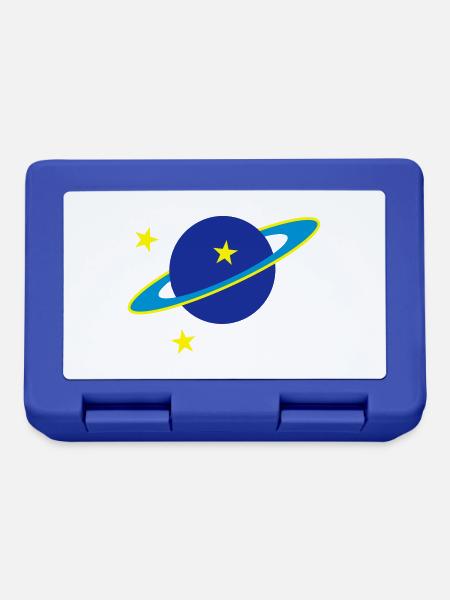 Saturn - Brotdose - Royalblau