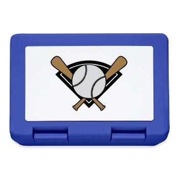 baseball_symbol_002 - Boîte à goûter - bleu royal - Devant