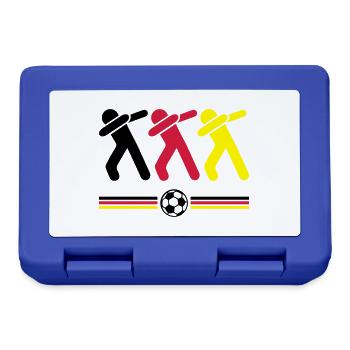 dabbing deutschland fussball - Brotdose - Royalblau - Vorne