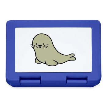 seal 02 - Lunchbox - royal blue - Front