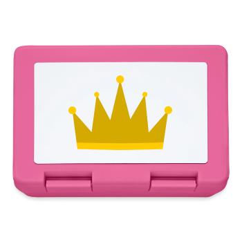 Crown for kings and queens - Lunchbox - pink - Front