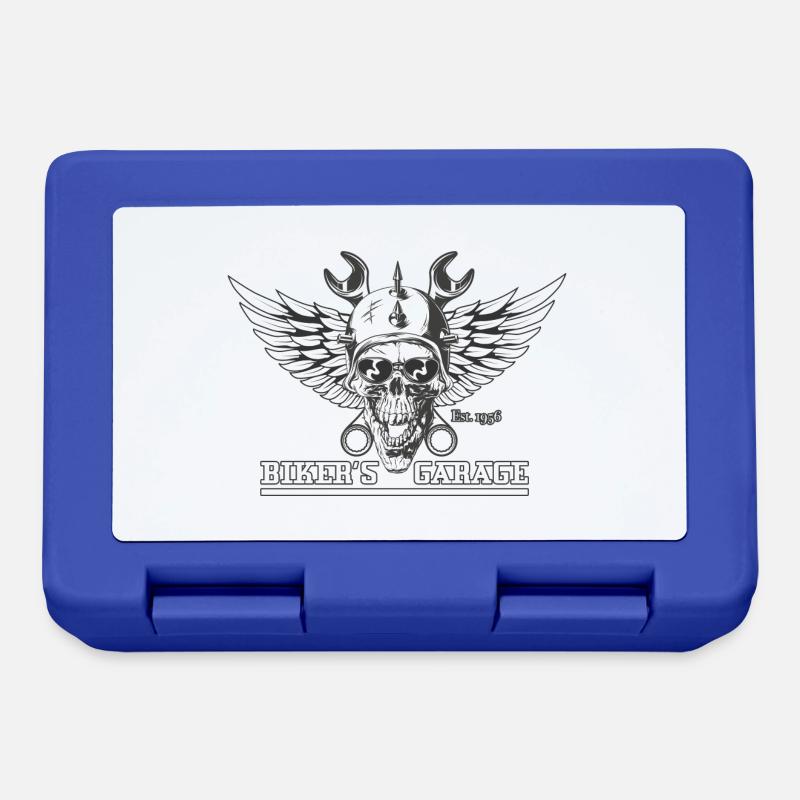 Biker's Garage - Brotdose - Royalblau