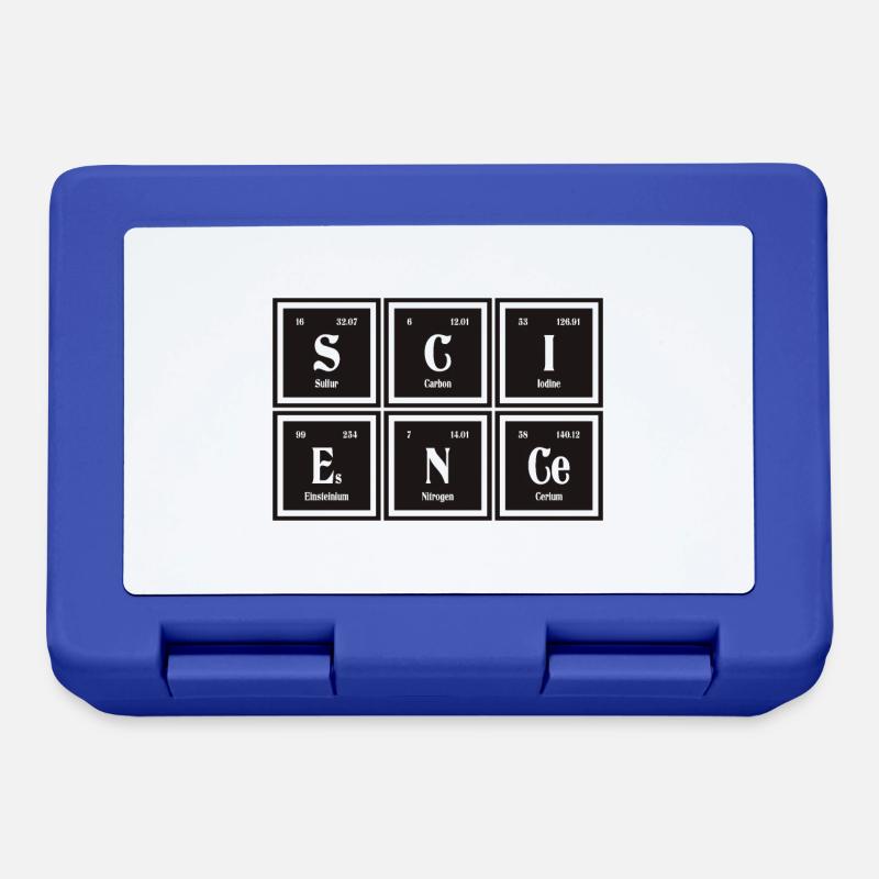 Science | Periodic Table of Elements - Lunchbox - royal blue
