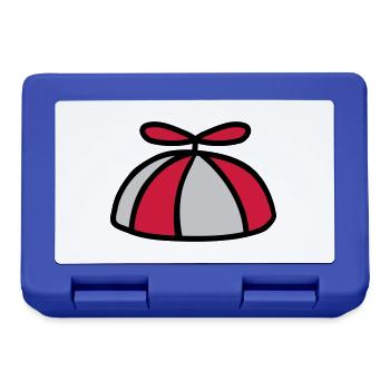 Colorful propeller cap wind turbine hat - Lunchbox - royal blue - Front