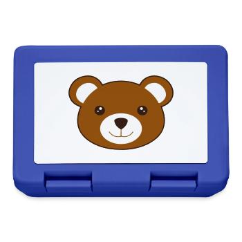 teddybear - Lunchbox - royal blue - Front