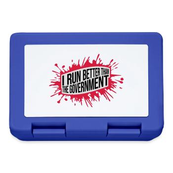 run better than government - Lunchbox - royal blue - Front